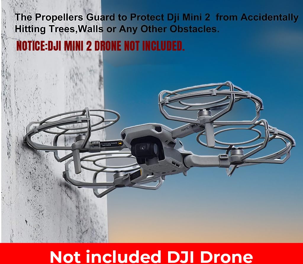 Zeitel DJI Mini 2 Propeller Protector Outdoor Flying Propeller Guards Anti-Collision Propeller Protector for DJI Mini 2/Mavic Mini/SE Anti-Collision Propellers Protector, Not Included DJI Drone Zeitel DJI Mini 2 Propeller Protector Outdoor Flying Propeller Guards Anti-Collision Propeller Protector for DJI Mini 2/Mavic Mini/SE Anti-Collision Propellers Protector, Not Included DJI Drone